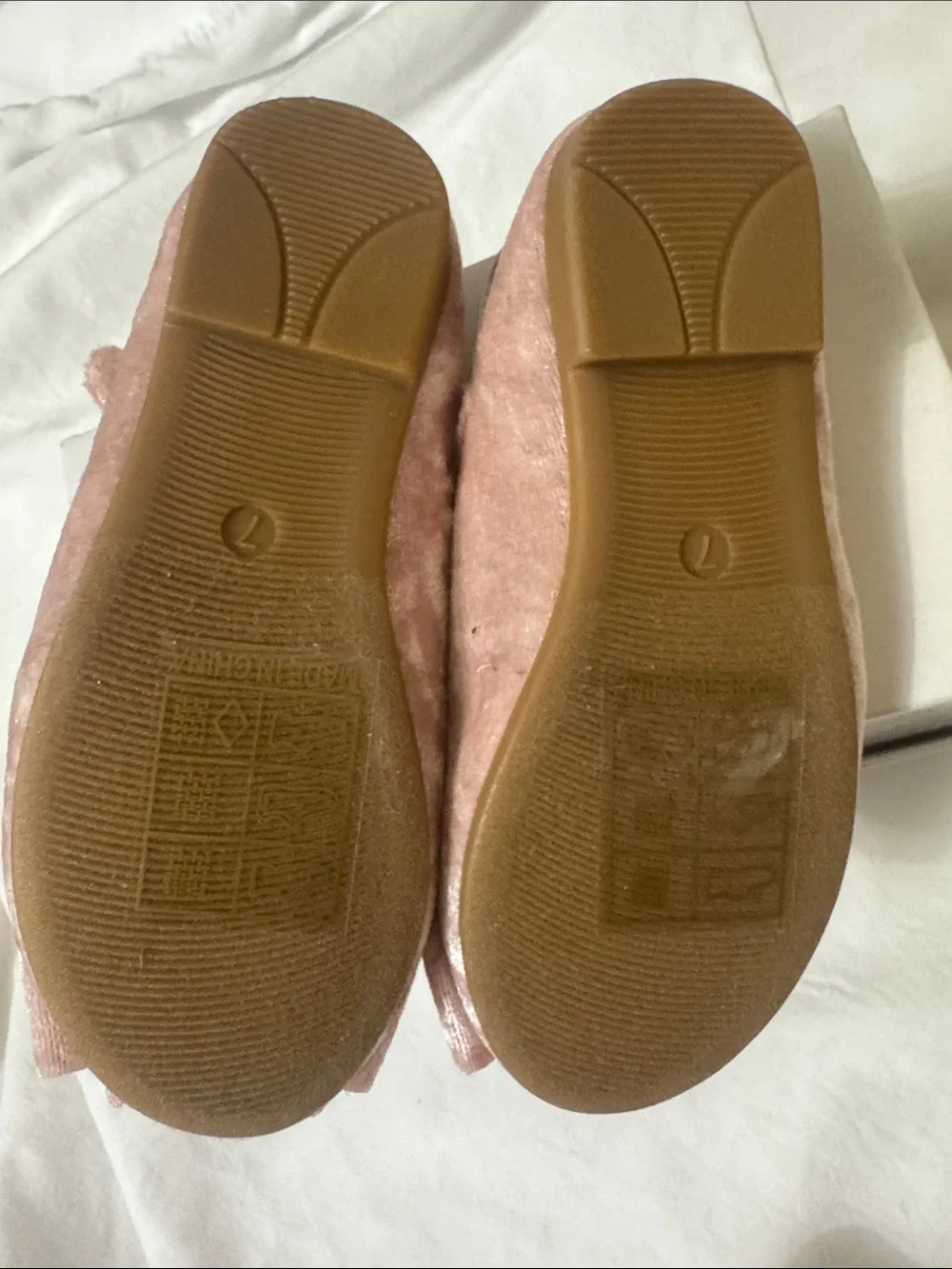 Kelly & Katie Velvet Mary Janes with Bow - Pale Pink